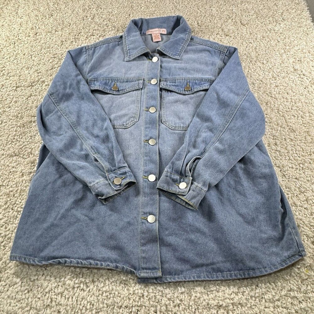 Emmas Expressions‎ Womens Denim Jacket M Beachy